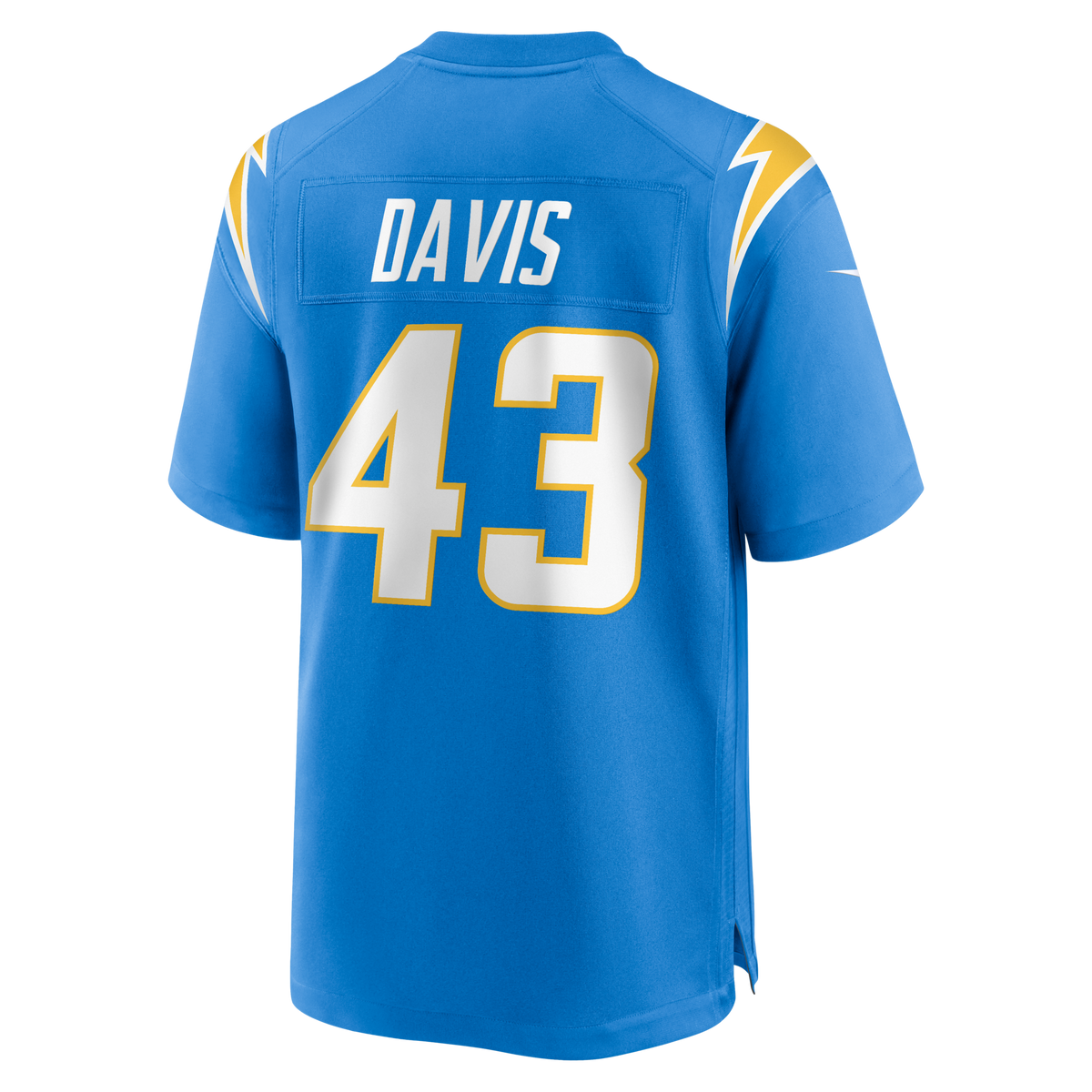 Los Angeles Chargers Michael Davis Powder Blue Game Jersey