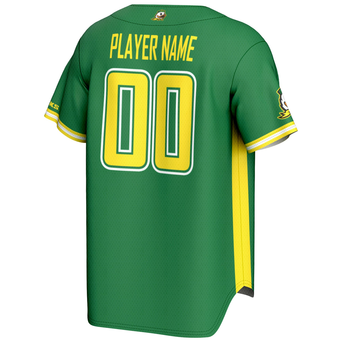 Oregon Ducks GameDay Greats NIL Pick-A-Player Lightweight Baseball Jersey - Green