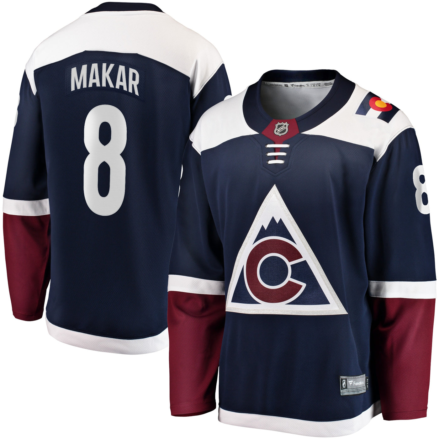 Colorado Avalanche Cale Makar Fanatics Navy Breakaway Jersey
