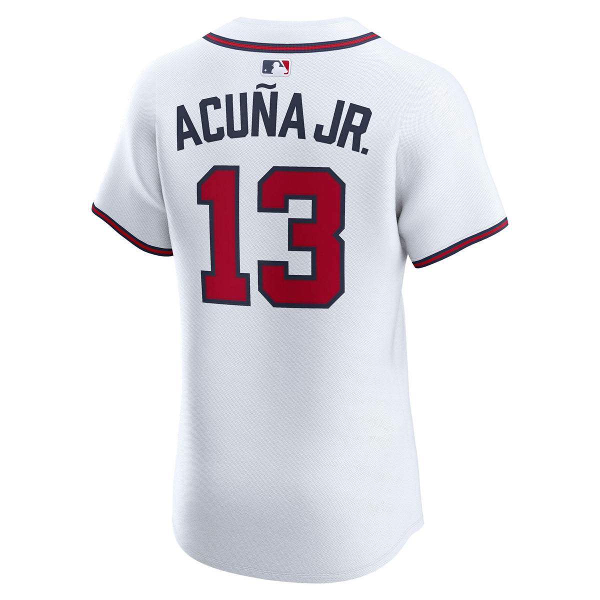 Atlanta Braves Ronald Acuña Jr. White Home Elite Player Jersey