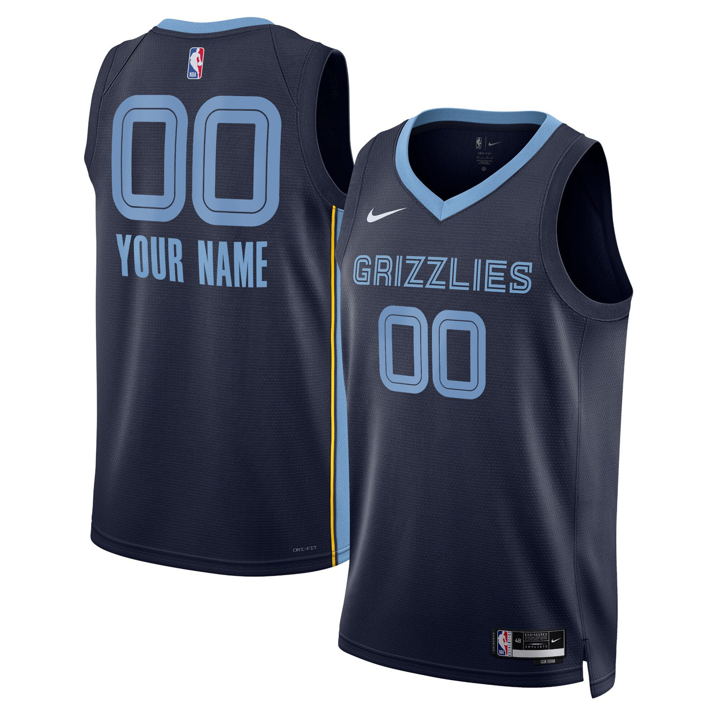 Memphis Grizzlies Nike Icon Swingman Jersey - Custom