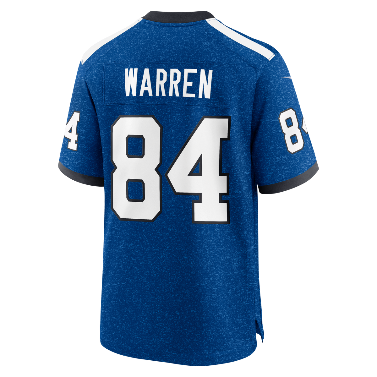Indianapolis Colts Tyler Warren Heather Royal Alternate 2 Indiana Nights Game Jersey