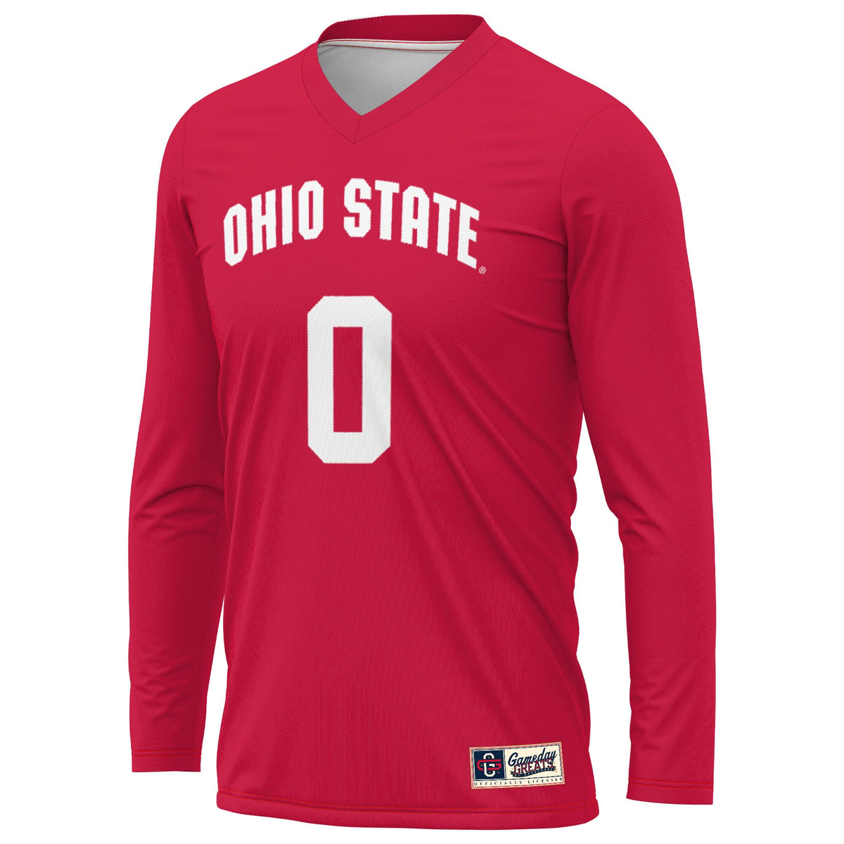 #1 Ohio State Buckeyes GameDay Greats Lightweight Volleyball Jersey - Scarlet