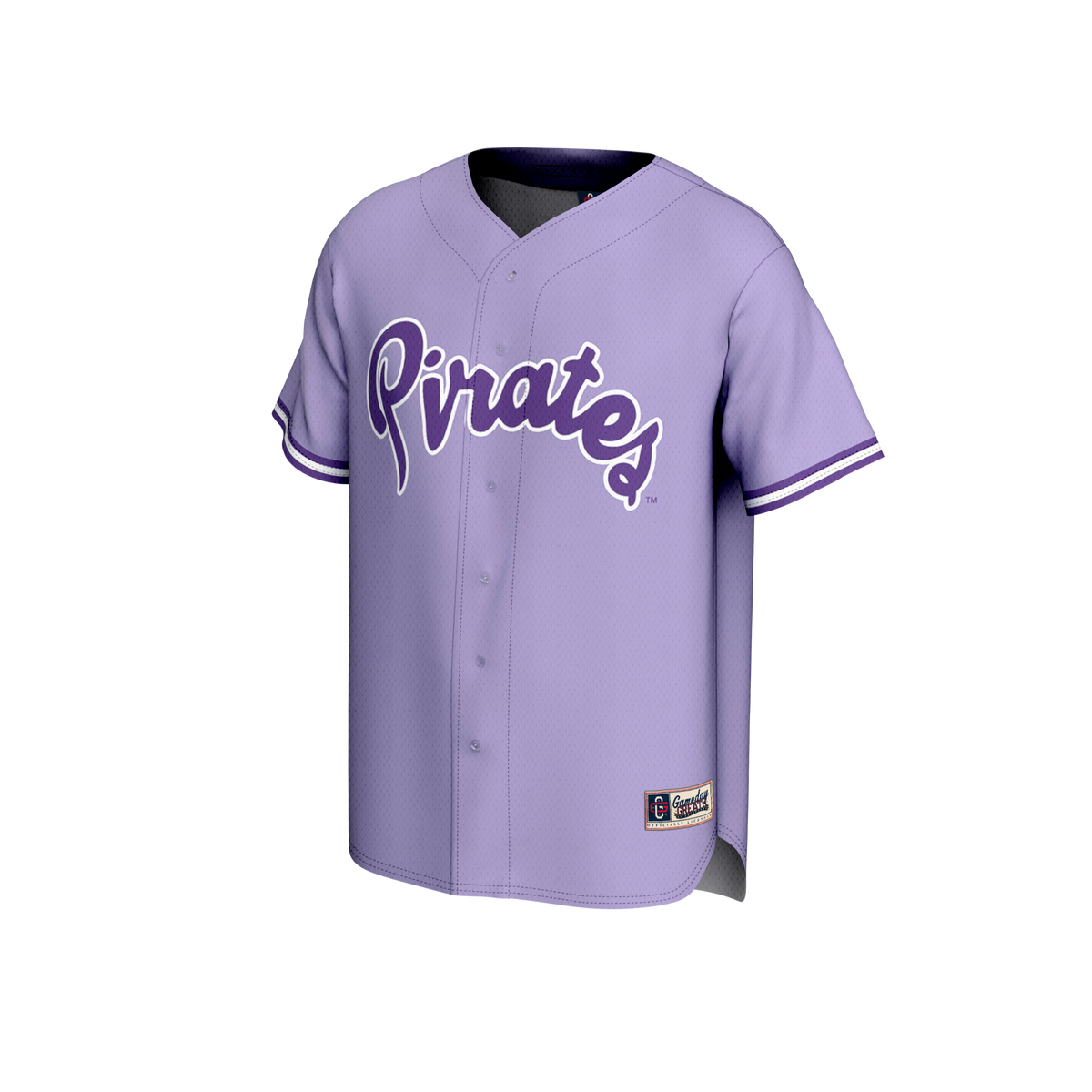 ECU Pirates GameDay Greats Lightweight Collegiate Baseball Fashion Jersey - Purple
