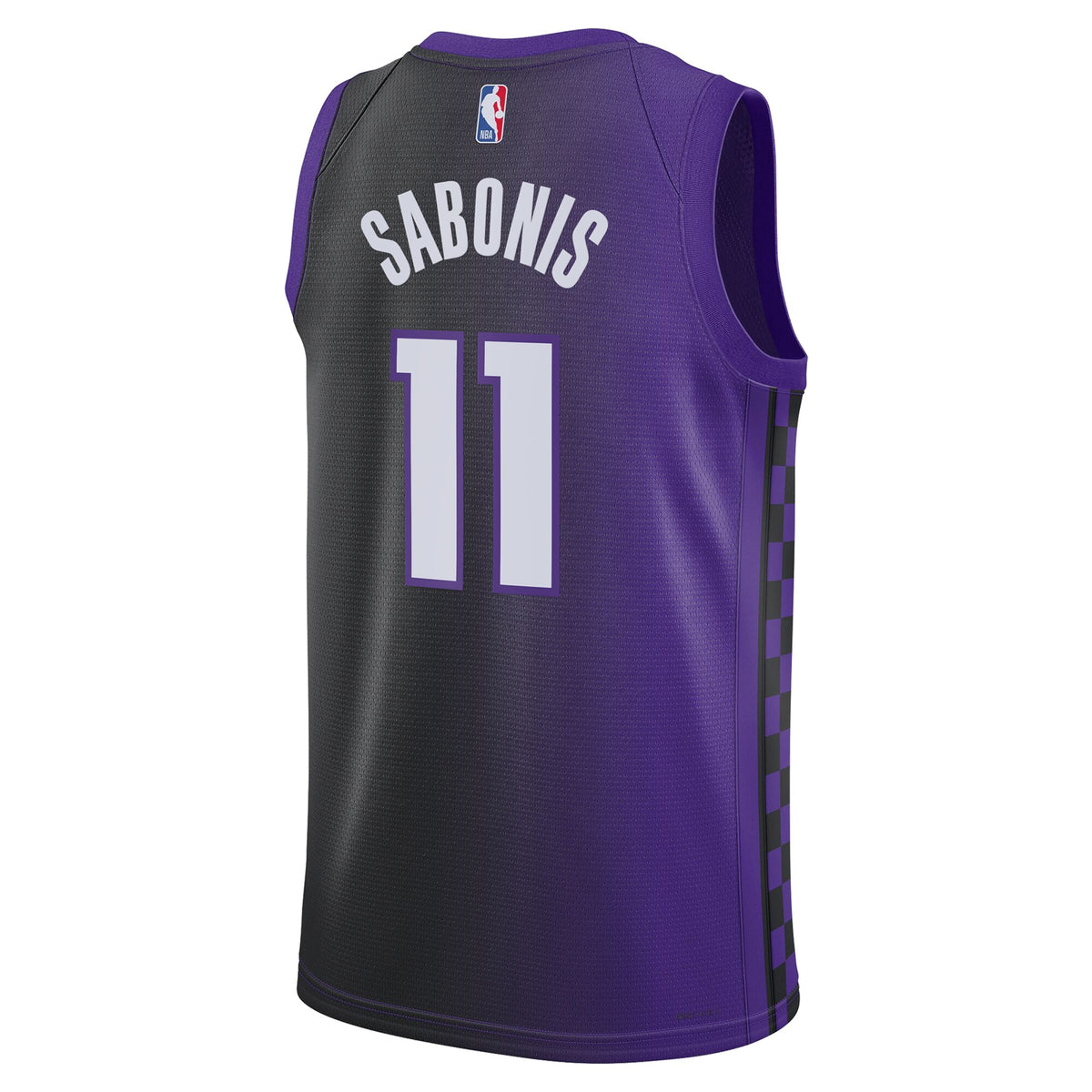 Sacramento Kings Jordan Brand Statement Edition Swingman Jersey - Purple - Domantas Sabonis -