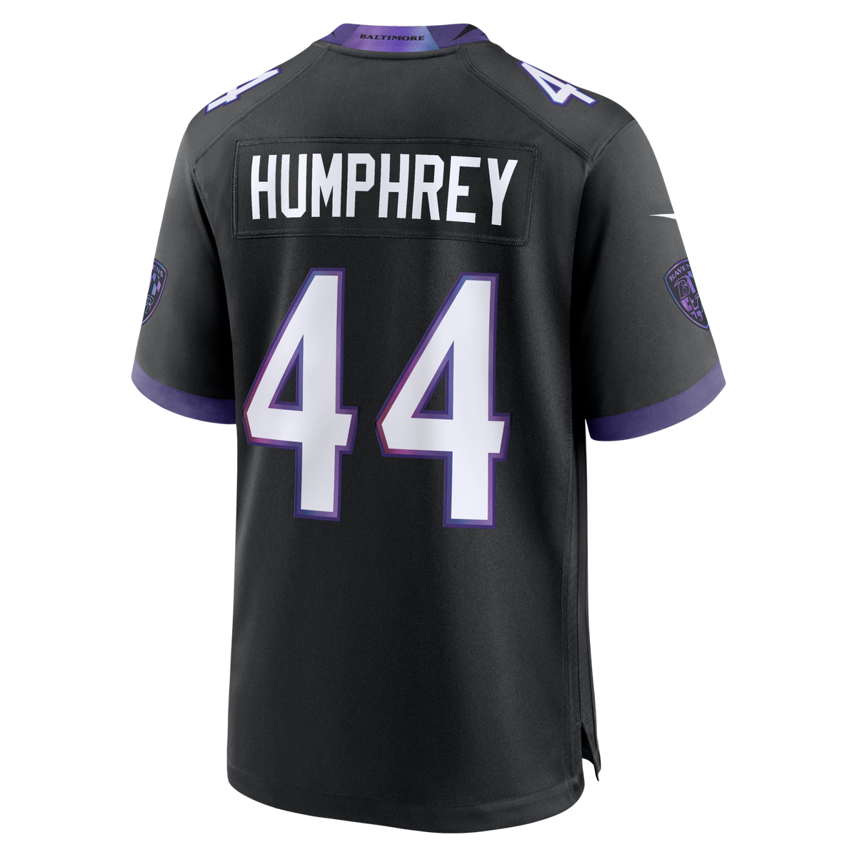 Baltimore Ravens Marlon Humphrey Black Alternate Game Jersey