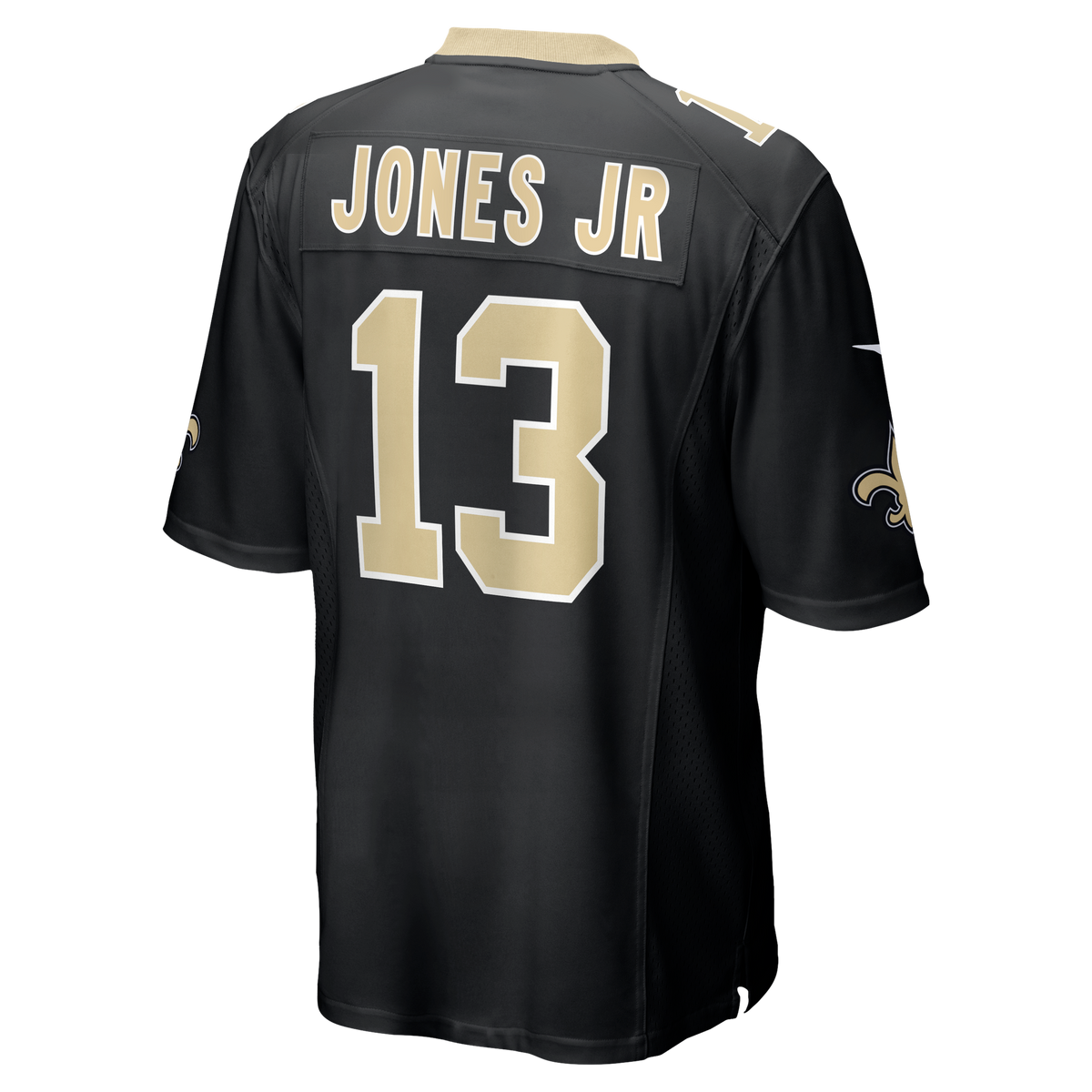 New Orleans Saints Velus Jones Jr. Nike Black Team Game Jersey