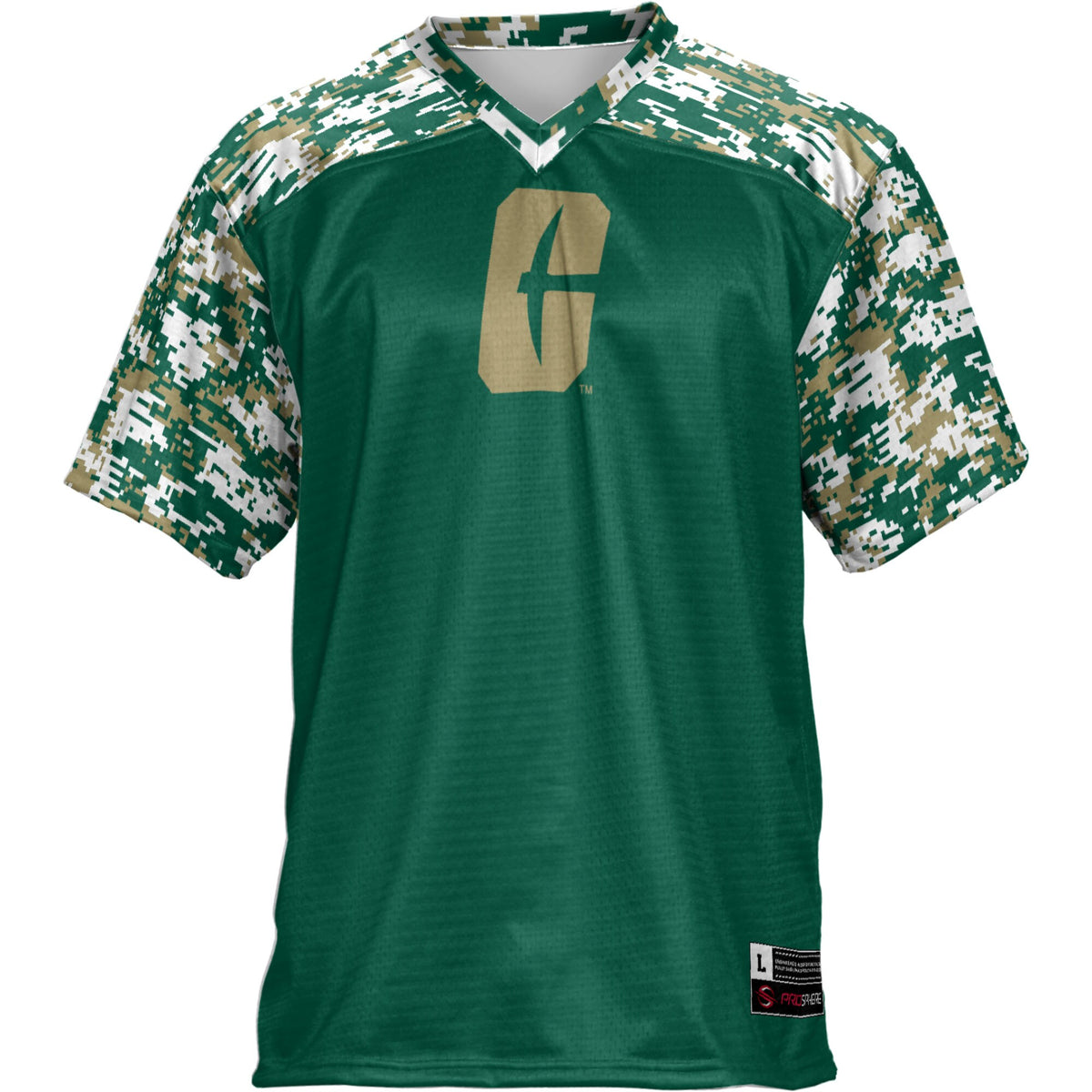 Charlotte 49ers GameDay Greats Football Jersey - Green
