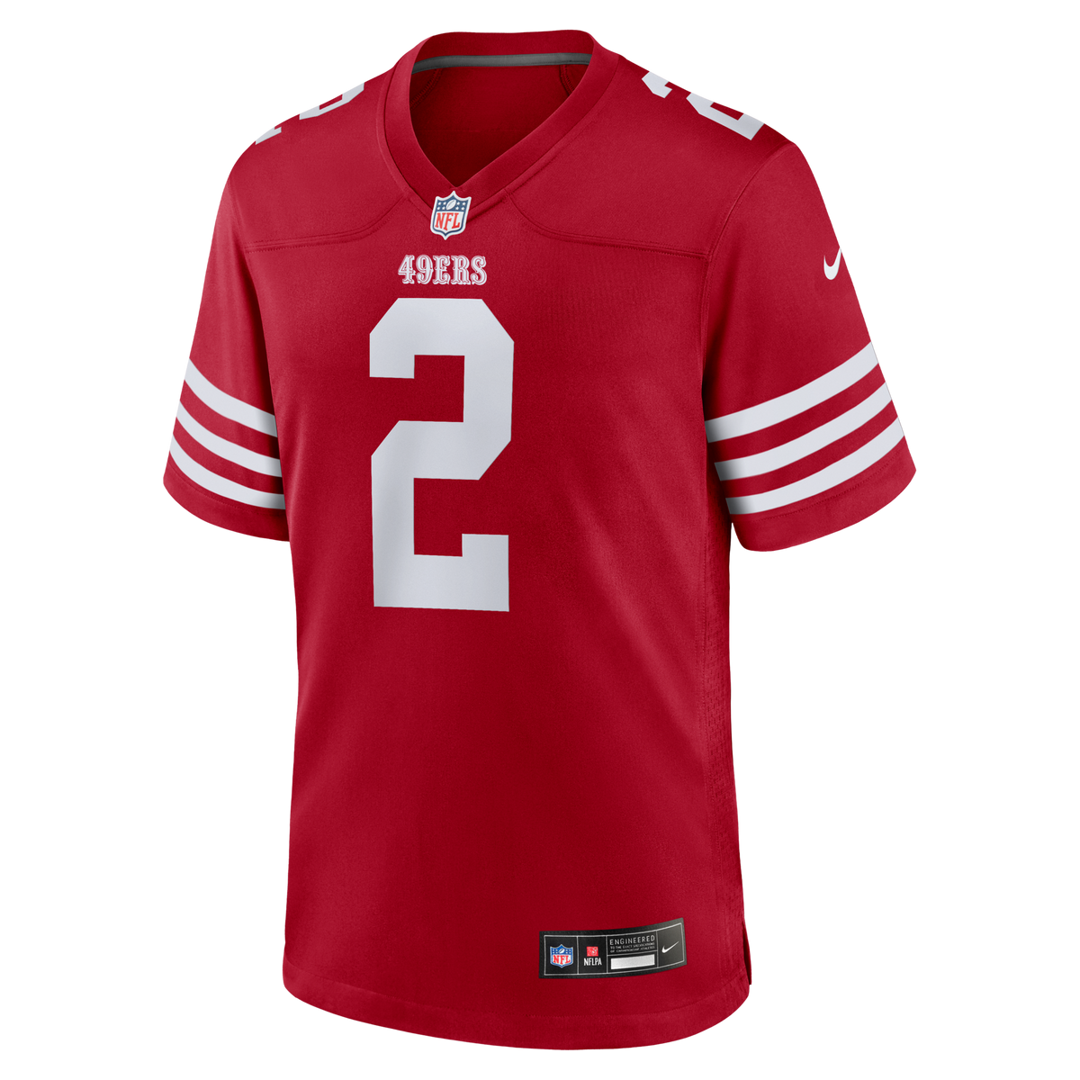 San Francisco 49ers Deommodore Lenoir Scarlet Game Jersey