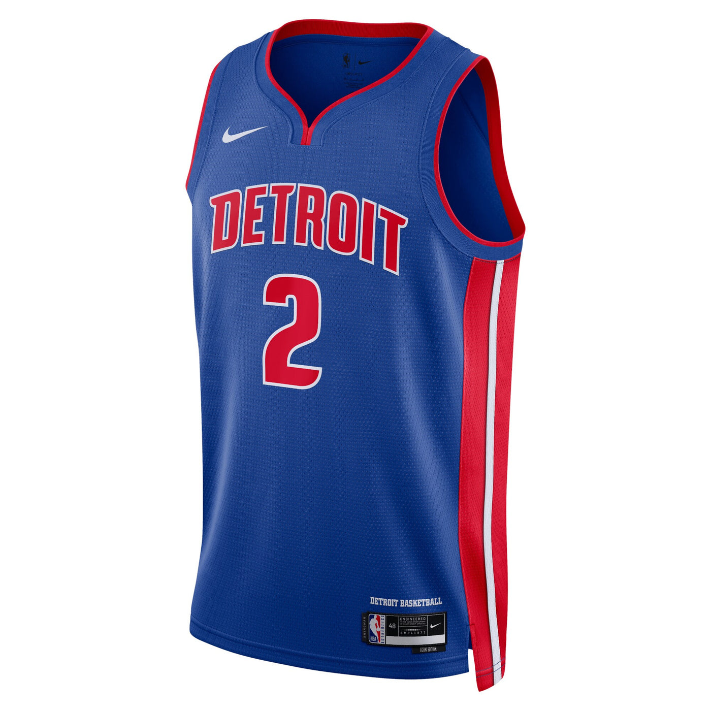 Detroit Pistons Nike Icon Edition Swingman Jersey - Blue - Cade Cunningham