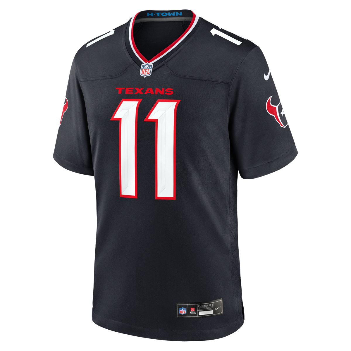 Houston Texans Tremon Smith Navy Team Game Jersey