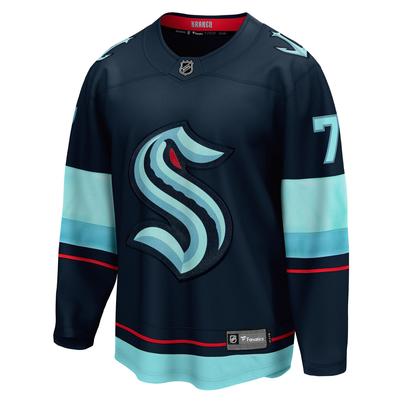 Seattle Kraken Jordan Eberle Fanatics Navy Home Breakaway Player Jersey