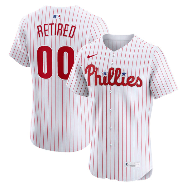 Philadelphia Phillies White Home Elite Pick-A-Player Retired Roster Jersey
