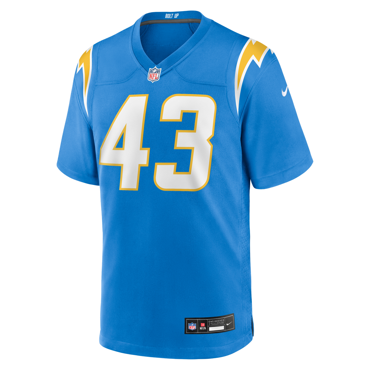 Los Angeles Chargers Troy Dye Powder Blue Game Jersey