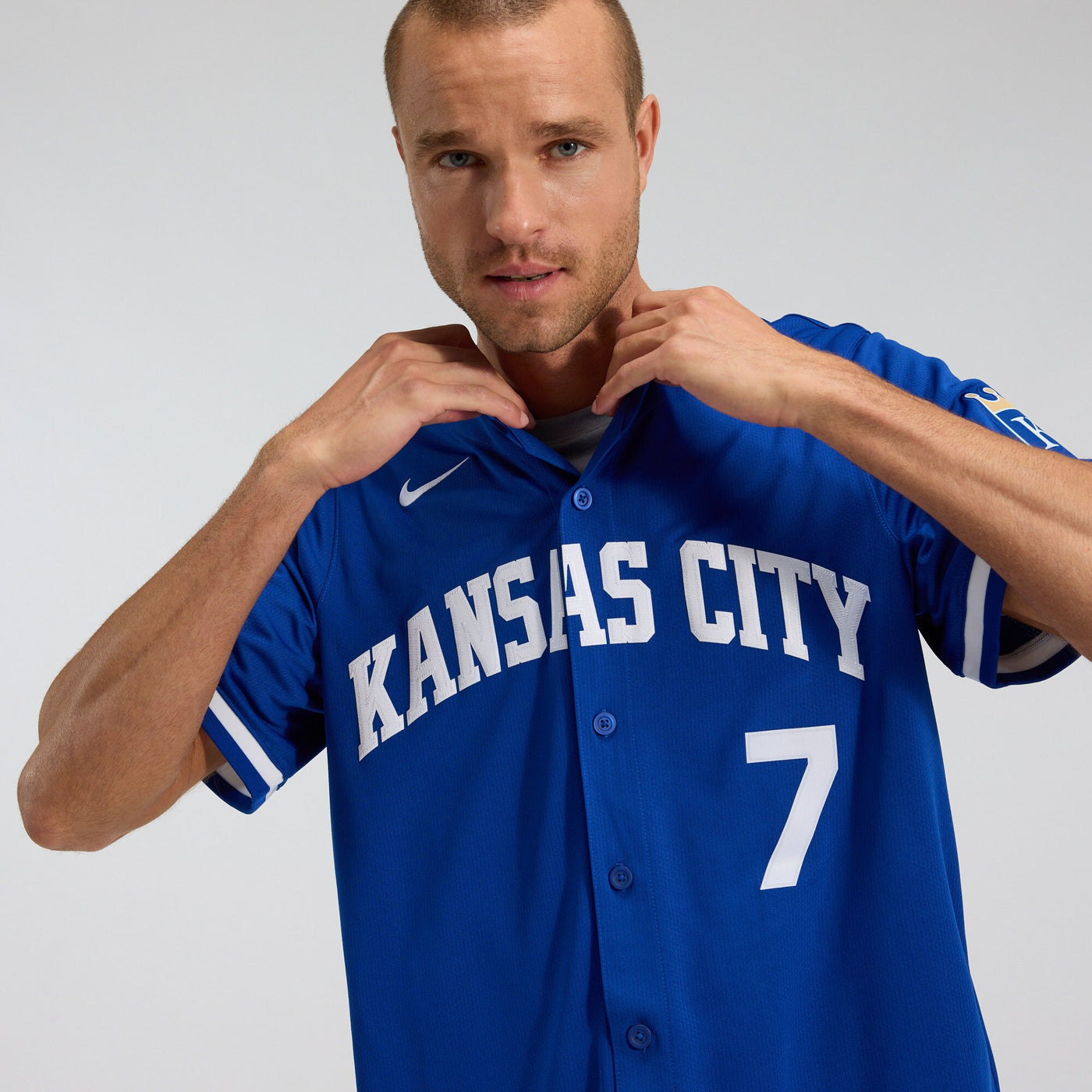 Kansas City Royals Bobby Witt Jr. Nike Royal Alternate 2 Limited Player Jersey