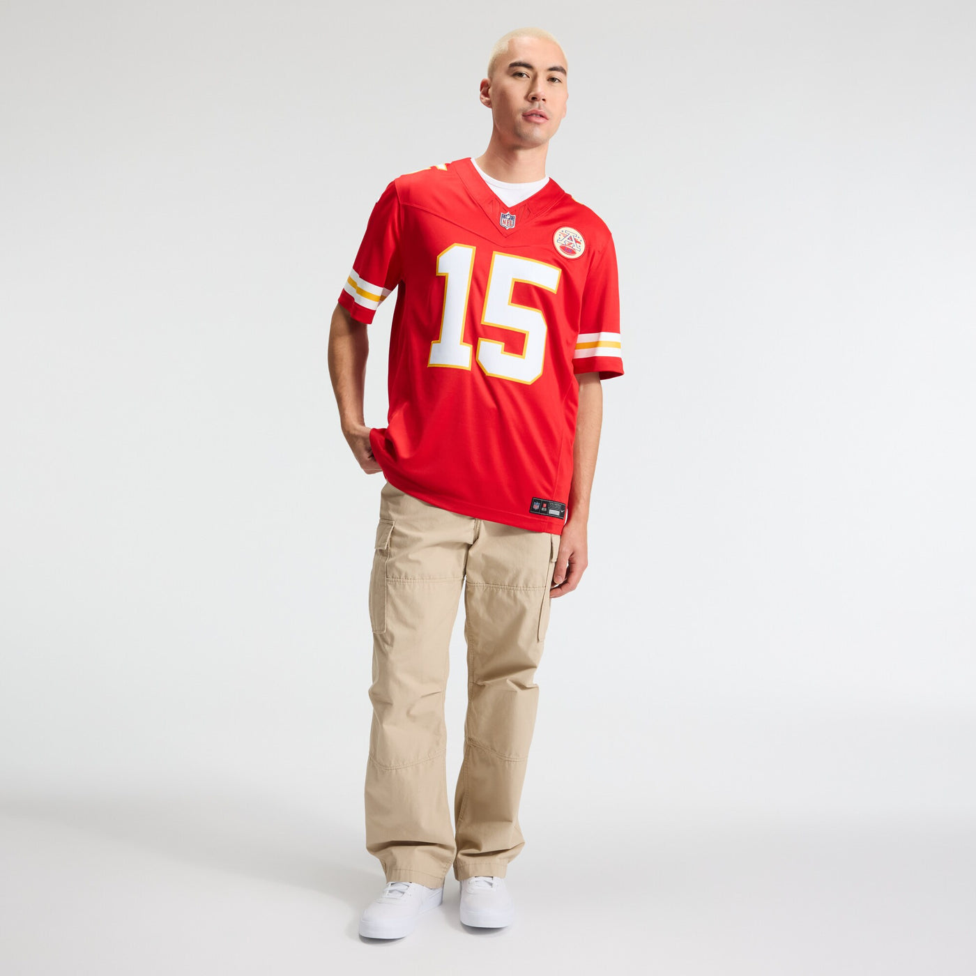 Kansas City Chiefs Patrick Mahomes Nike Red Team Vapor F.U.S.E. Stitched Limited Jersey