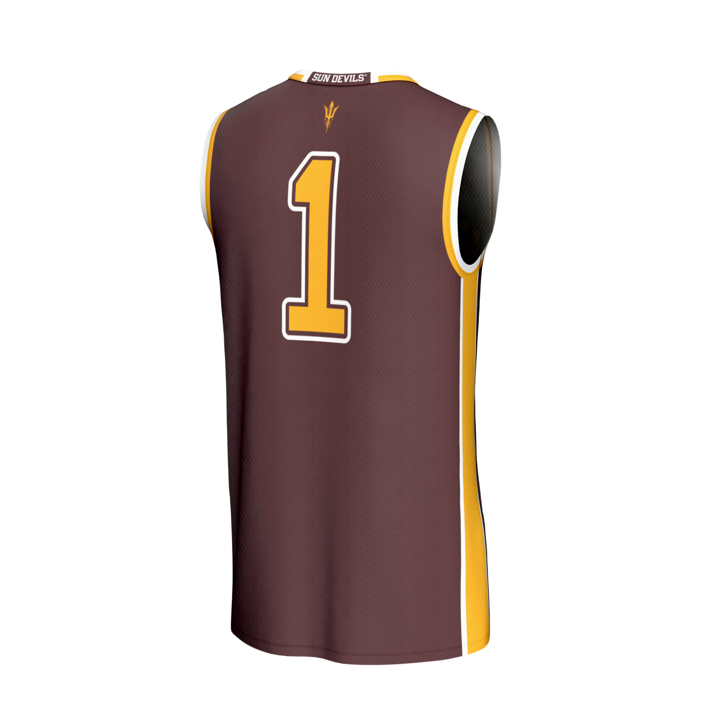 GameDay Greats Maroon #1 Arizona State Sun Devils Lightweight Collegiate Basketball Fashion Jersey