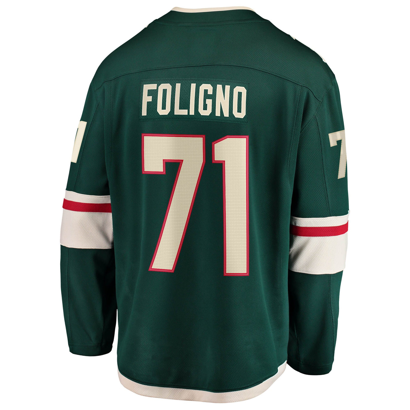 Minnesota Wild Nick Foligno Fanatics Green Home Breakaway Jersey