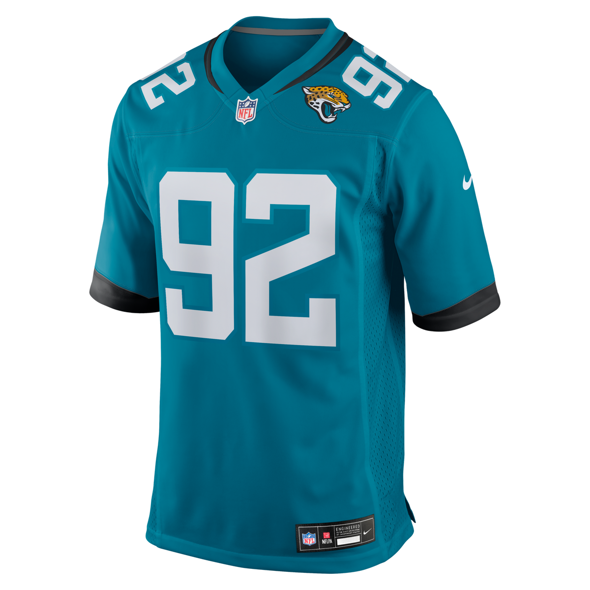 Jacksonville Jaguars Danny Striggow Teal Team Game Jersey