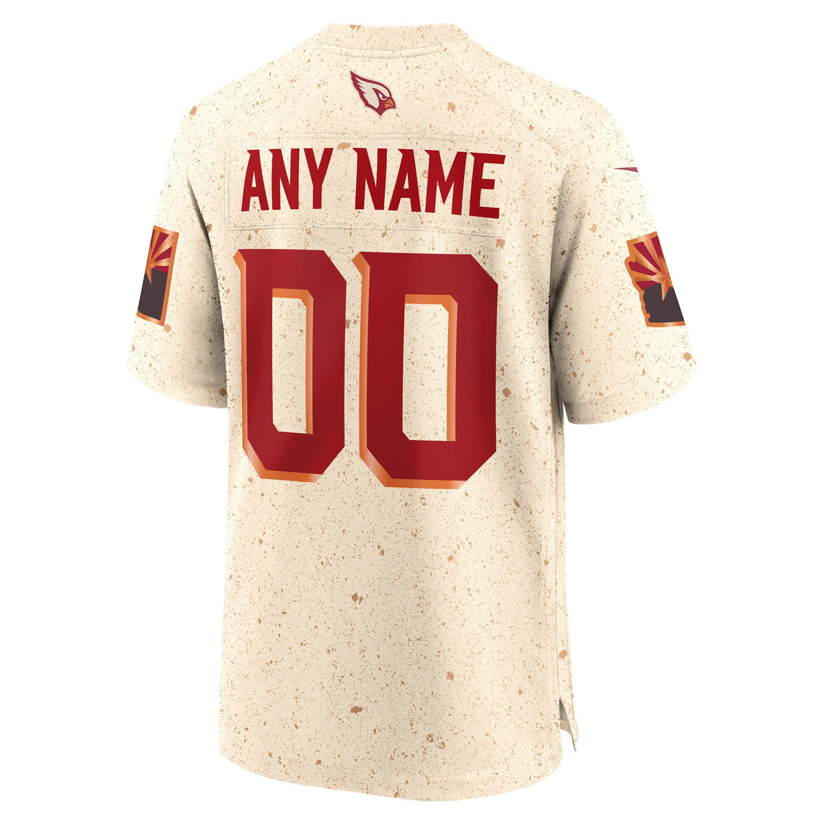 Arizona Cardinals Natural 2025 Rivalries Collection Custom Game Jersey