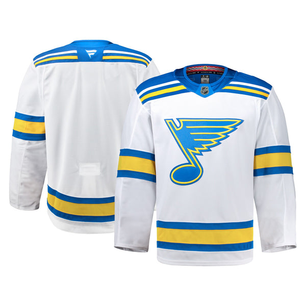 St. Louis Blues Fanatics White Away Authentic Pro Jersey