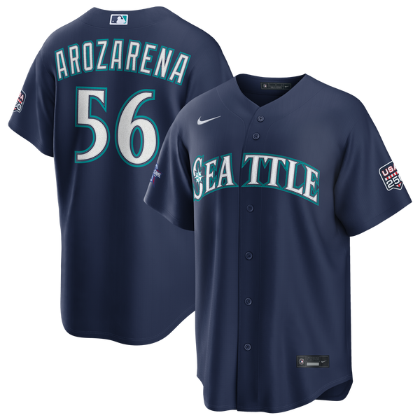2026 All-Star Game Seattle Mariners Randy Arozarena Nike Navy Replica Jersey