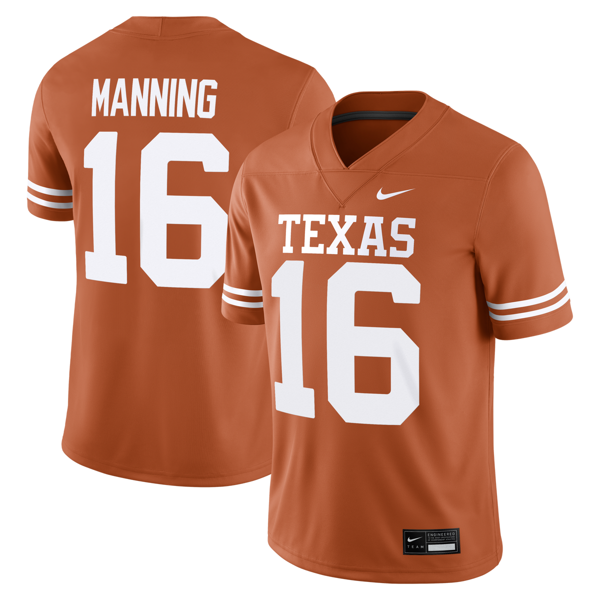 Arch Manning Texas Longhorns Game Player Jersey - Texas Orange