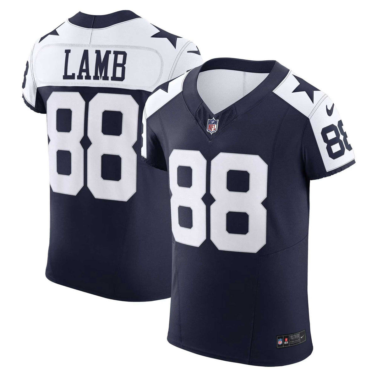 Dallas Cowboys CeeDee Lamb Navy Alternate Vapor F.U.S.E. Elite Jersey