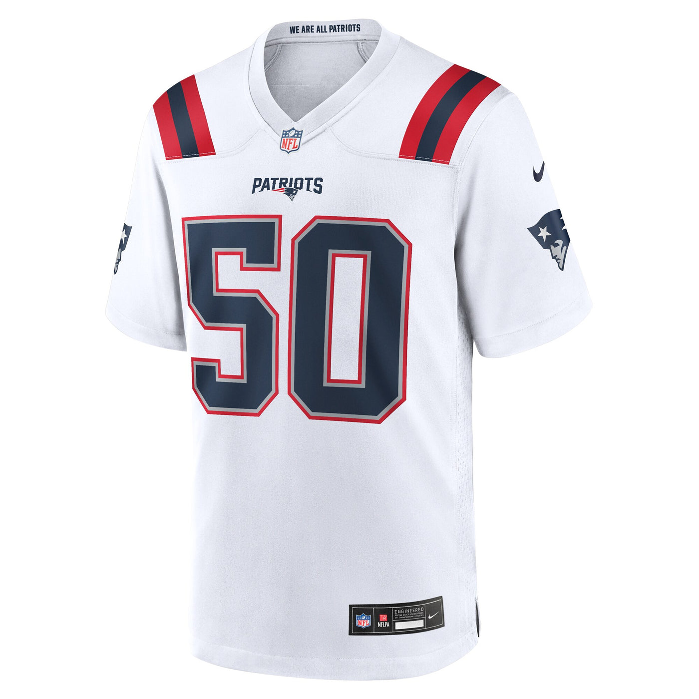 New England Patriots Mike Vrabel Nike White Retired Player Game Jersey