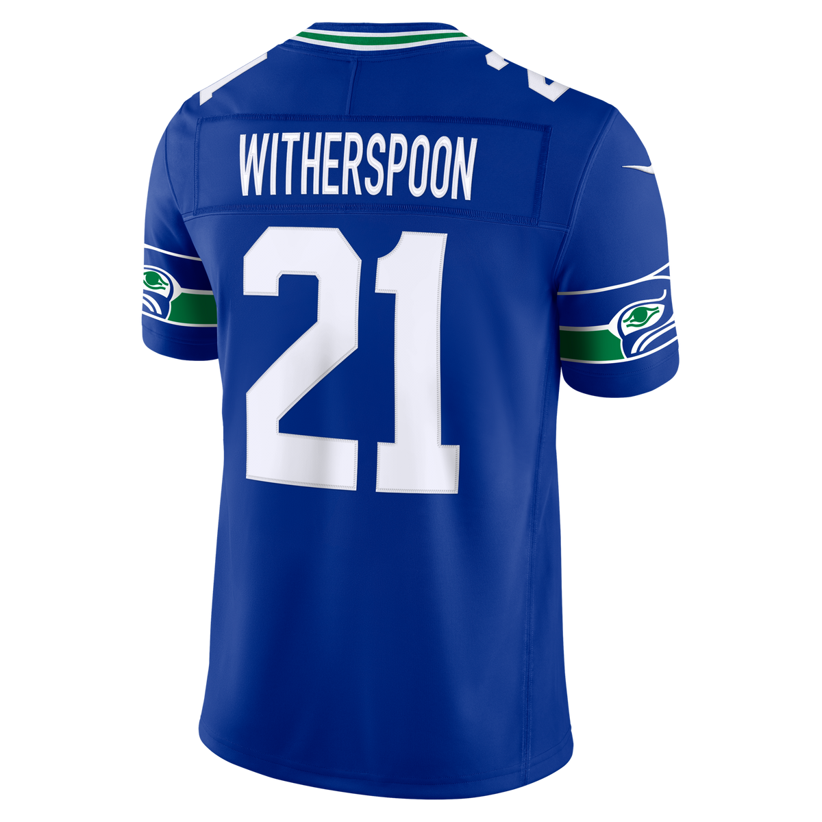 Seattle Seahawks Devon Witherspoon Royal Alternate Vapor F.U.S.E. Stitched Limited Jersey