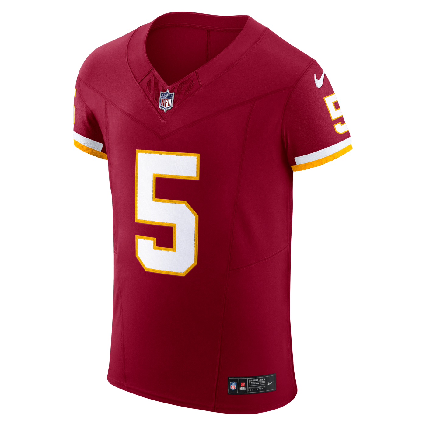 Washington Commanders Jayden Daniels Nike Burgundy Team Vapor F.U.S.E. Elite Jersey