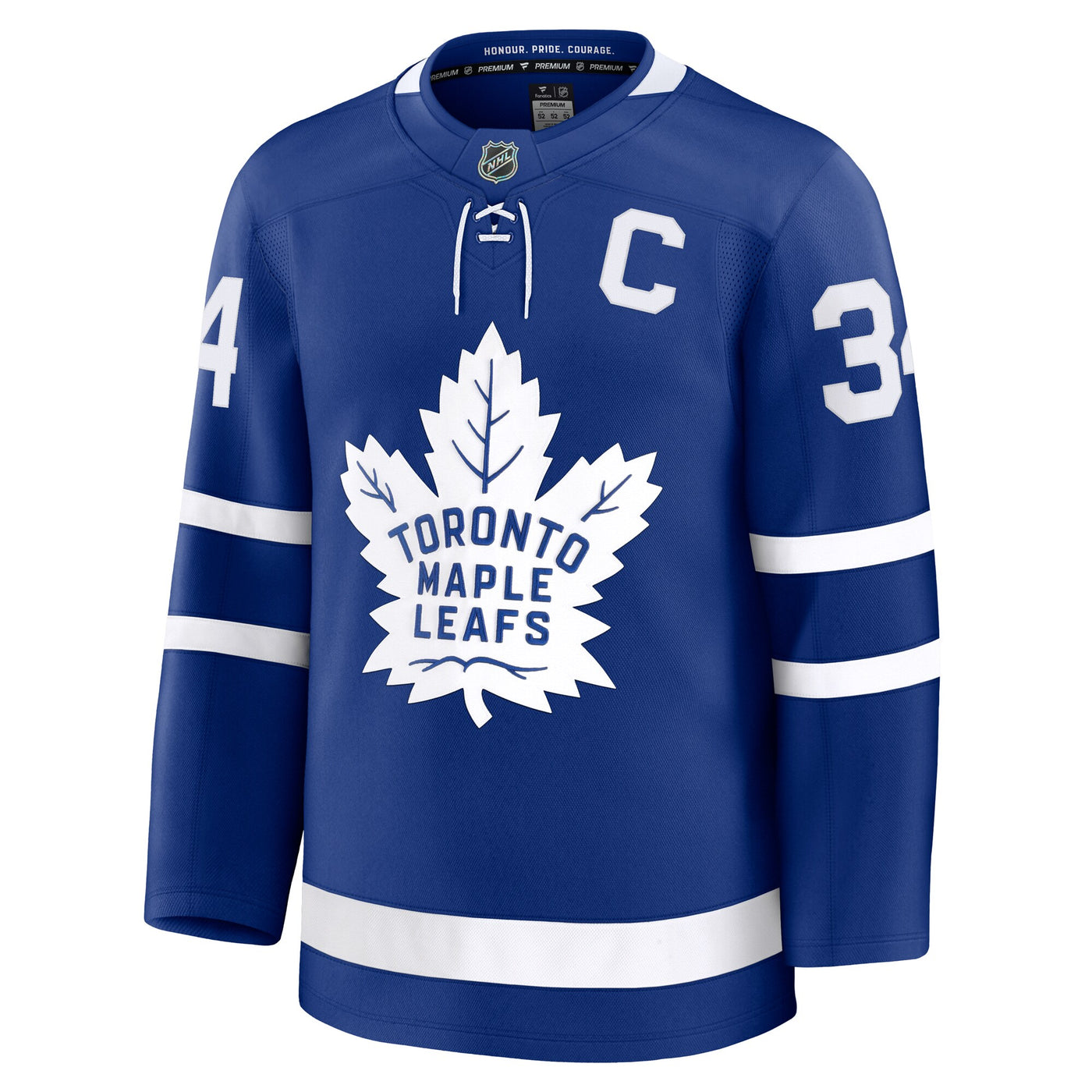 Toronto Maple Leafs Auston Matthews Fanatics Blue Captain Patch Home Premium Jersey