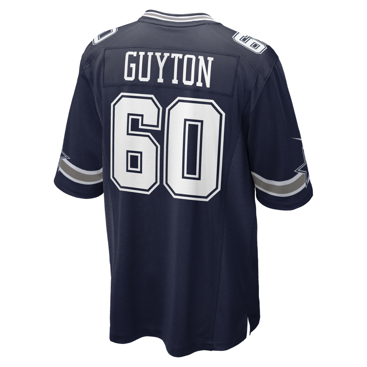 Dallas Cowboys Tyler Guyton Navy Player Game Jersey