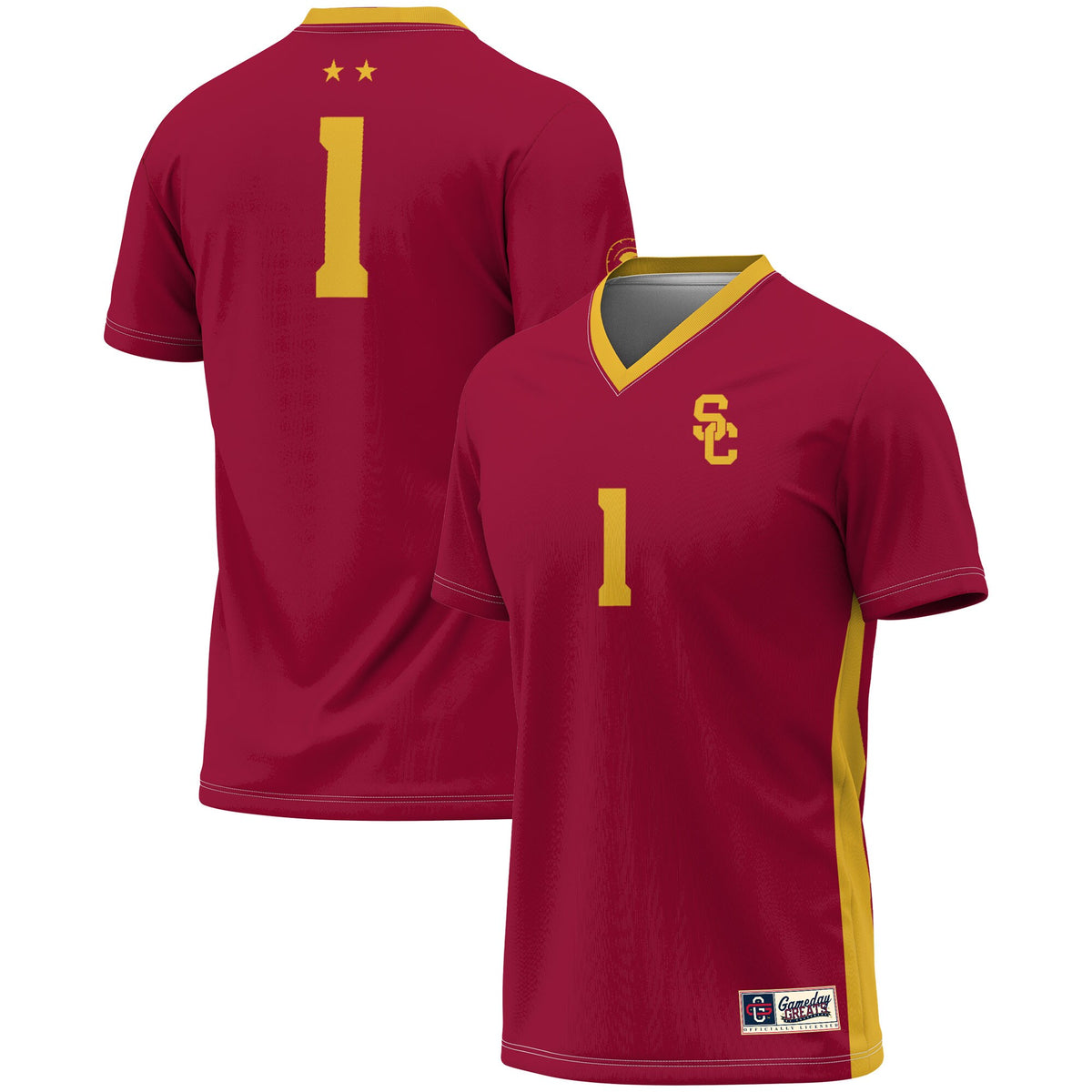 #1 USC Trojans GameDay Greats Lightweight Soccer Fashion Jersey - Cardinal
