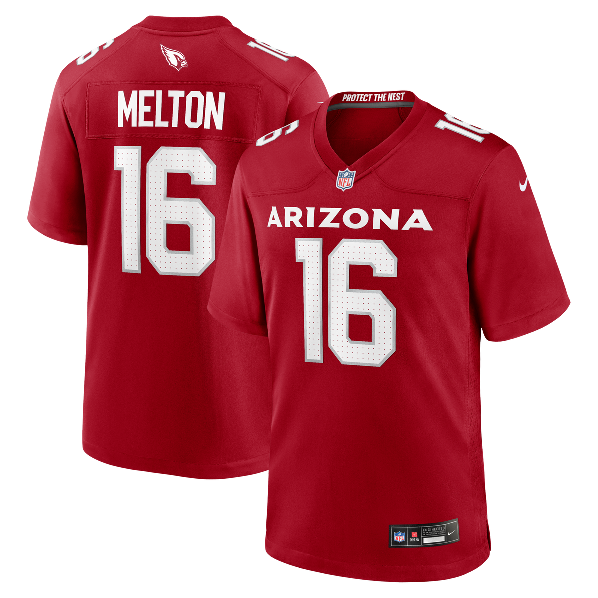 Arizona Cardinals Max Melton Cardinal Team Game Jersey