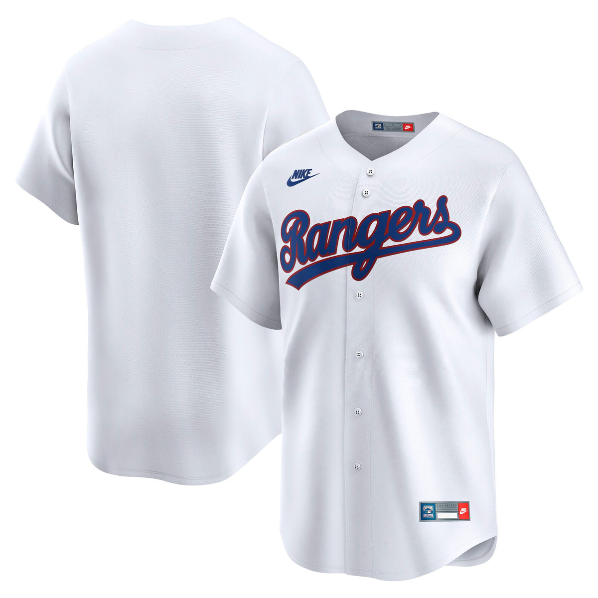 Texas Rangers White Cooperstown Collection Limited Jersey