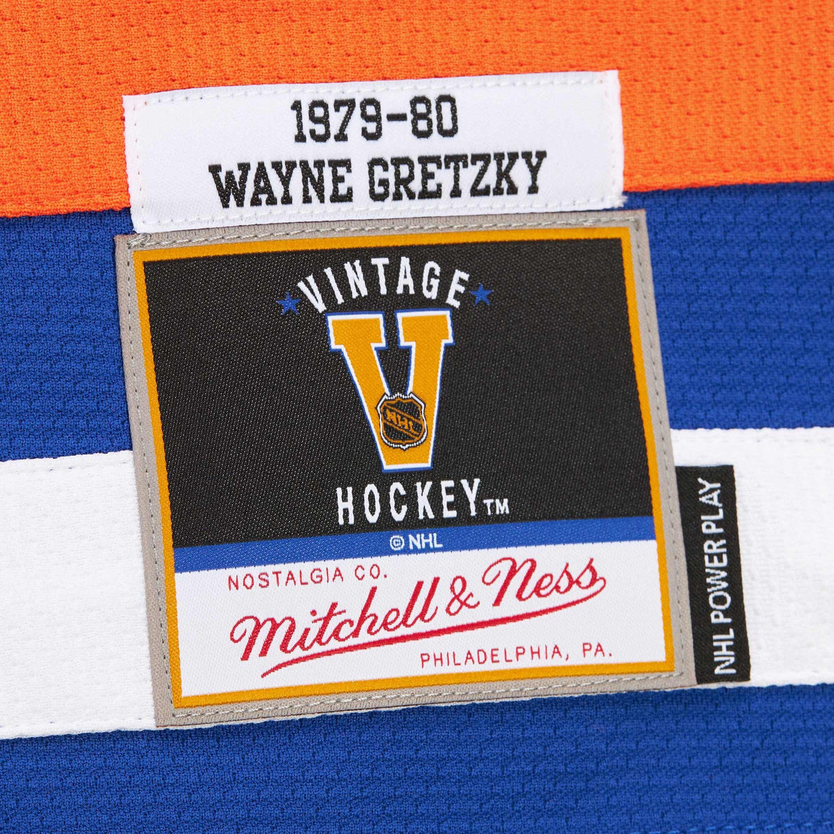 Edmonton Oilers Wayne Gretzky Royal 1979-80 Power Play Jersey