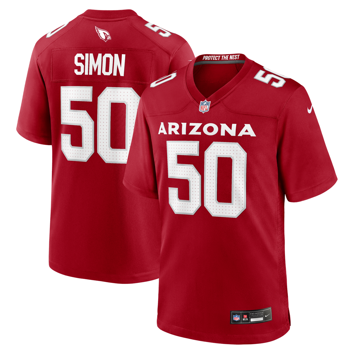 Arizona Cardinals Cody Simon Cardinal Team Game Jersey