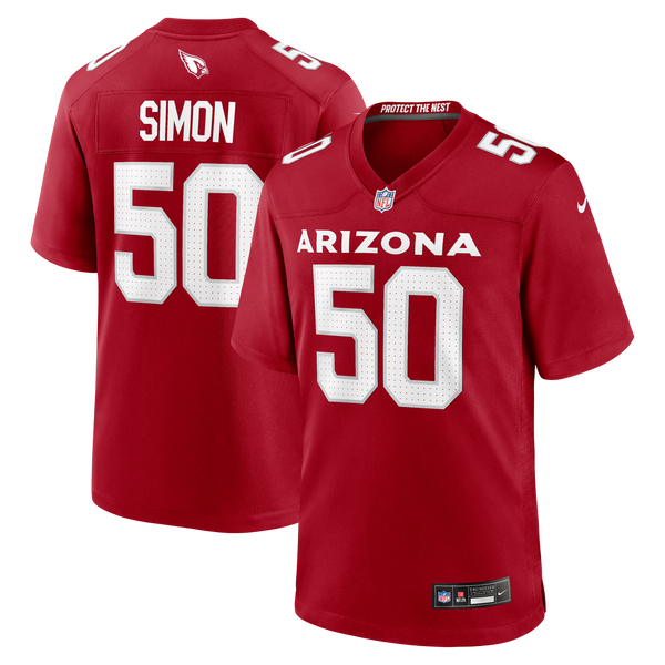 Arizona Cardinals Cody Simon Nike Cardinal Team Game Jersey