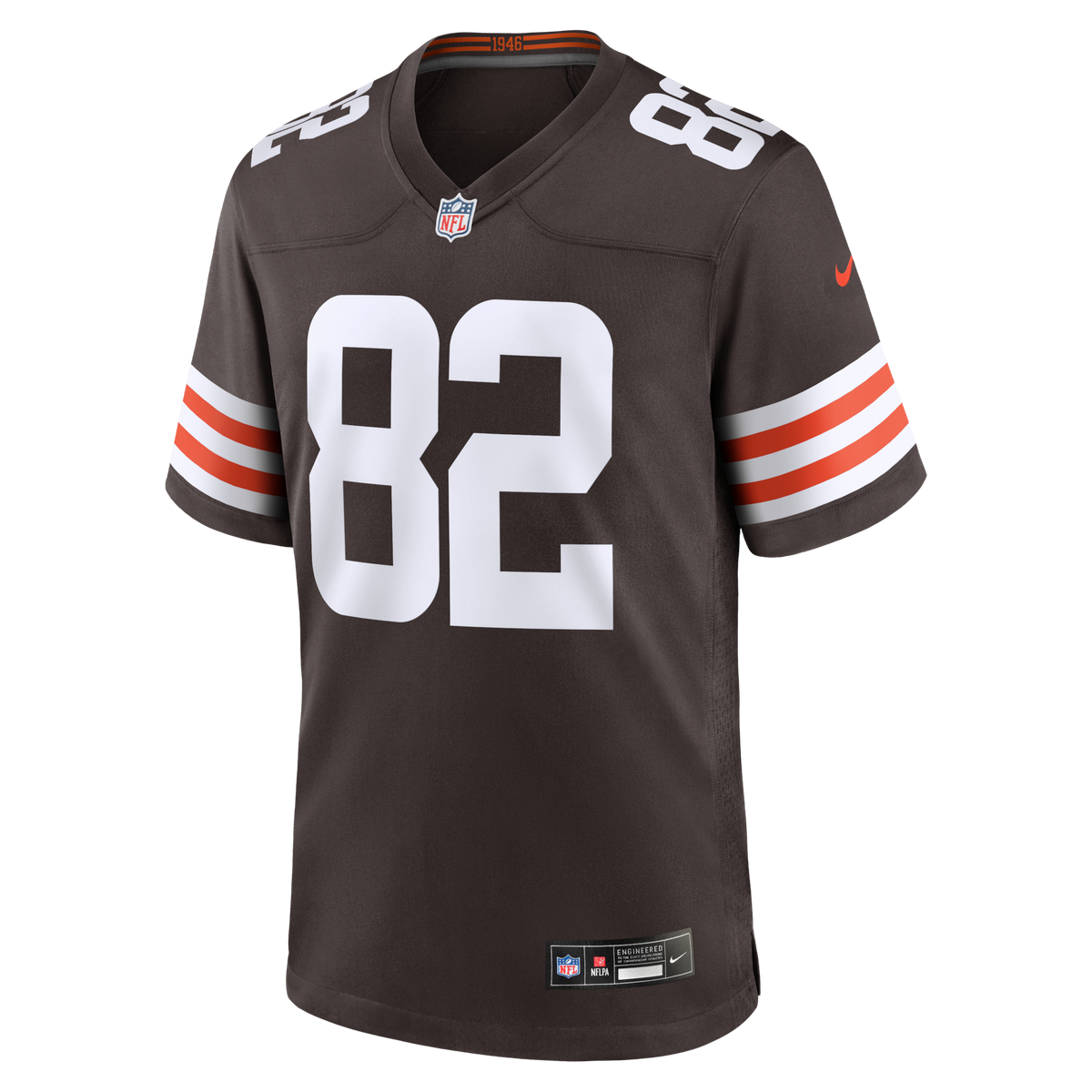 Cleveland Browns Ozzie Newsome Brown Game Retired Player Jersey