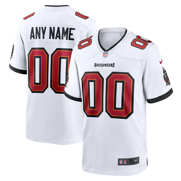 Nike White Tampa Bay Buccaneers White Custom Game Jersey