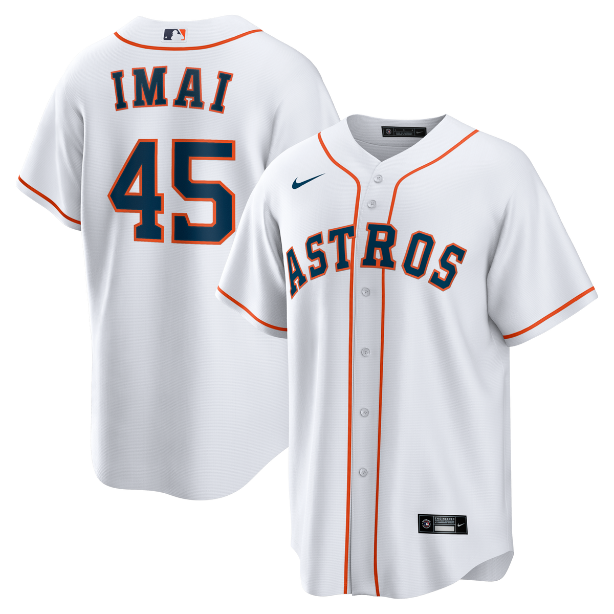 Houston Astros Tatsuya Imai White Home Replica Jersey