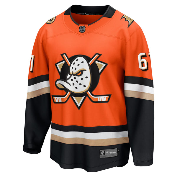 Anaheim Ducks Cutter Gauthier Fanatics Orange Home Breakaway Jersey