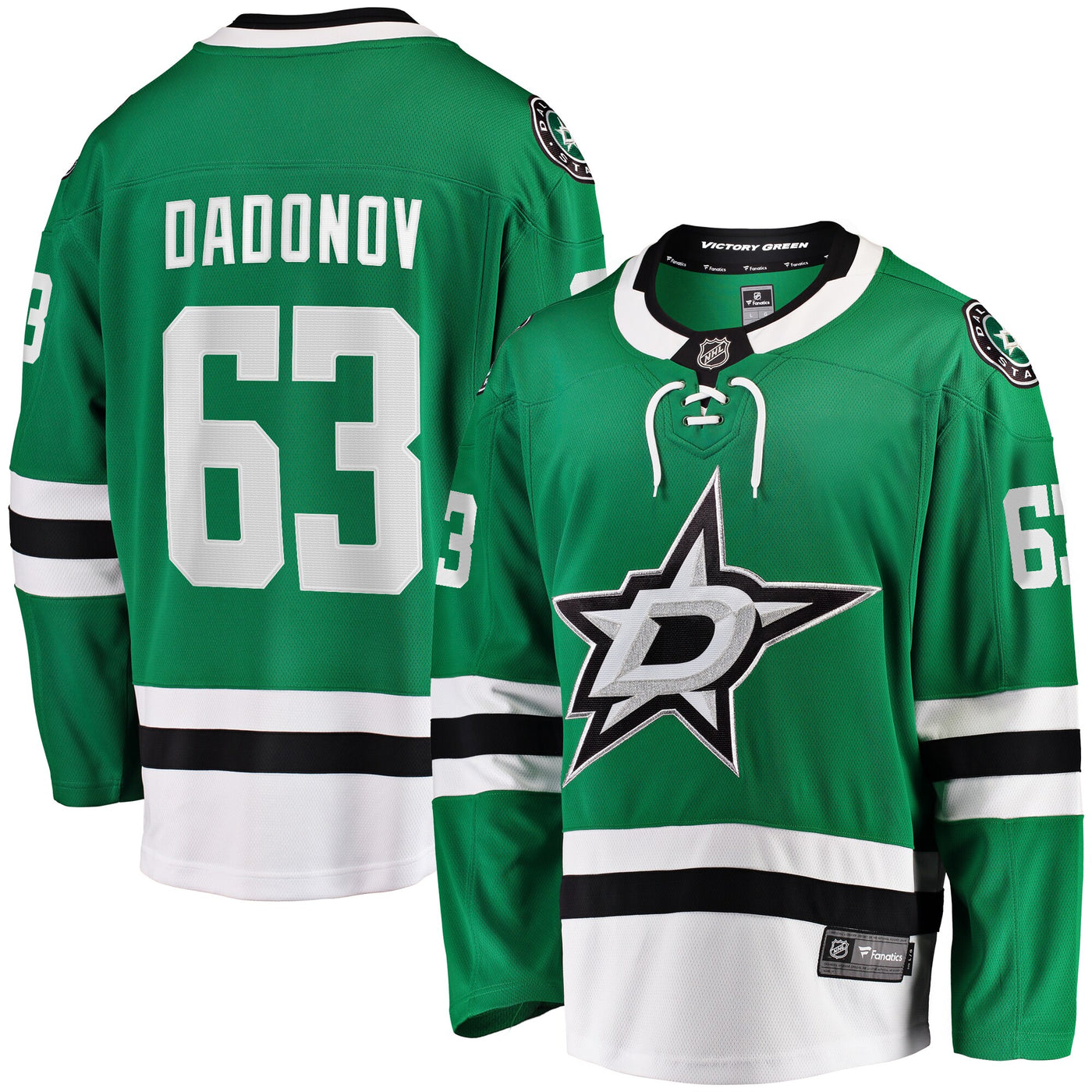 Dallas Stars Evgenii Dadonov Fanatics Green Home Breakaway Jersey