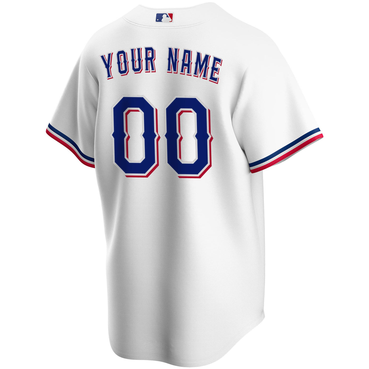Texas Rangers Nike White Home Replica Custom Jersey