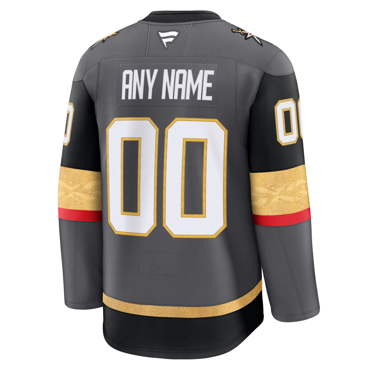 Vegas Golden Knights Fanatics Gray Alternate Premium Custom Jersey