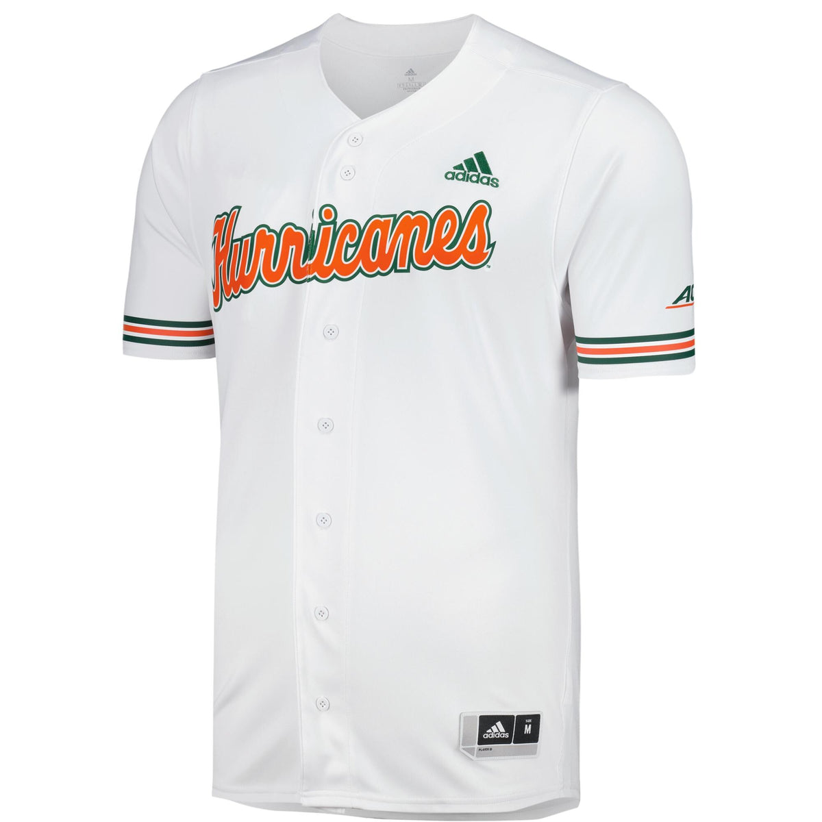 Miami Hurricanes Replica Baseball Jersey - White