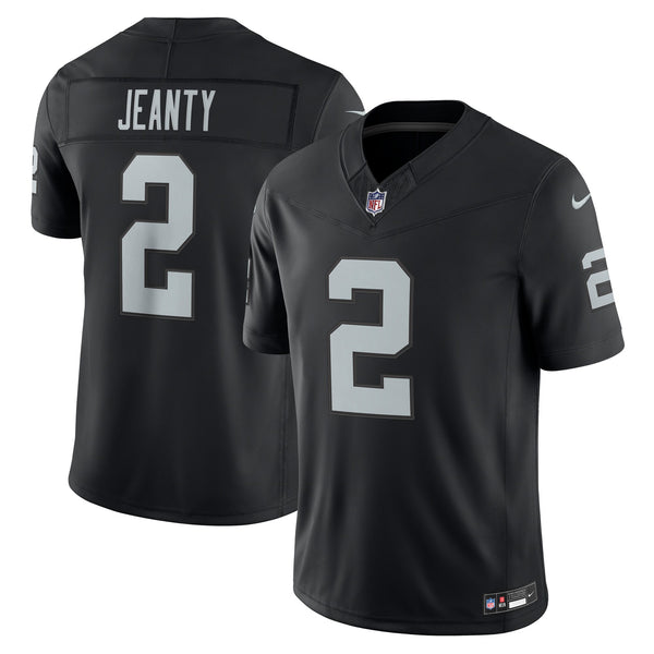 Las Vegas Raiders Ashton Jeanty Nike Black Team Vapor F.U.S.E. Stitched Limited Jersey