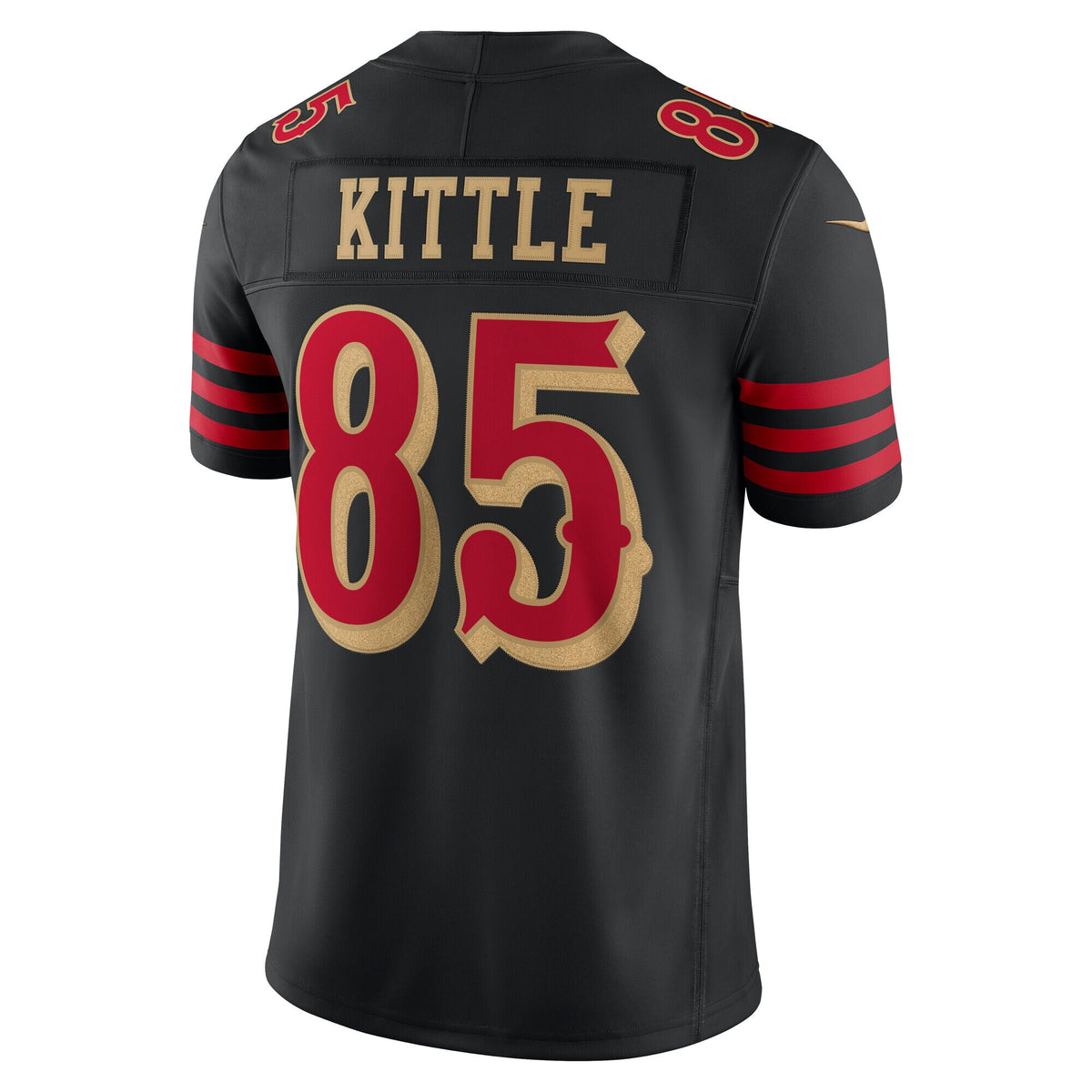 San Francisco 49ers George Kittle Black 2025 Rivalries Collection Stitched Limited Jersey