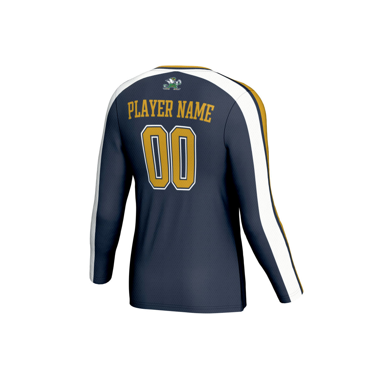 Notre Dame Fighting Irish GameDay Greats NIL Pick-A-Player Lightweight Collegiate Volleyball Fashion Jersey - Navy
